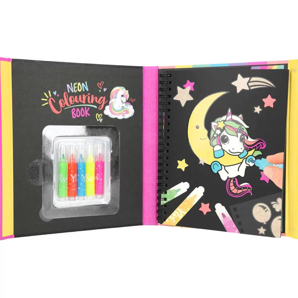 Ylvi Manualidades^set Libro De Colorear Neon