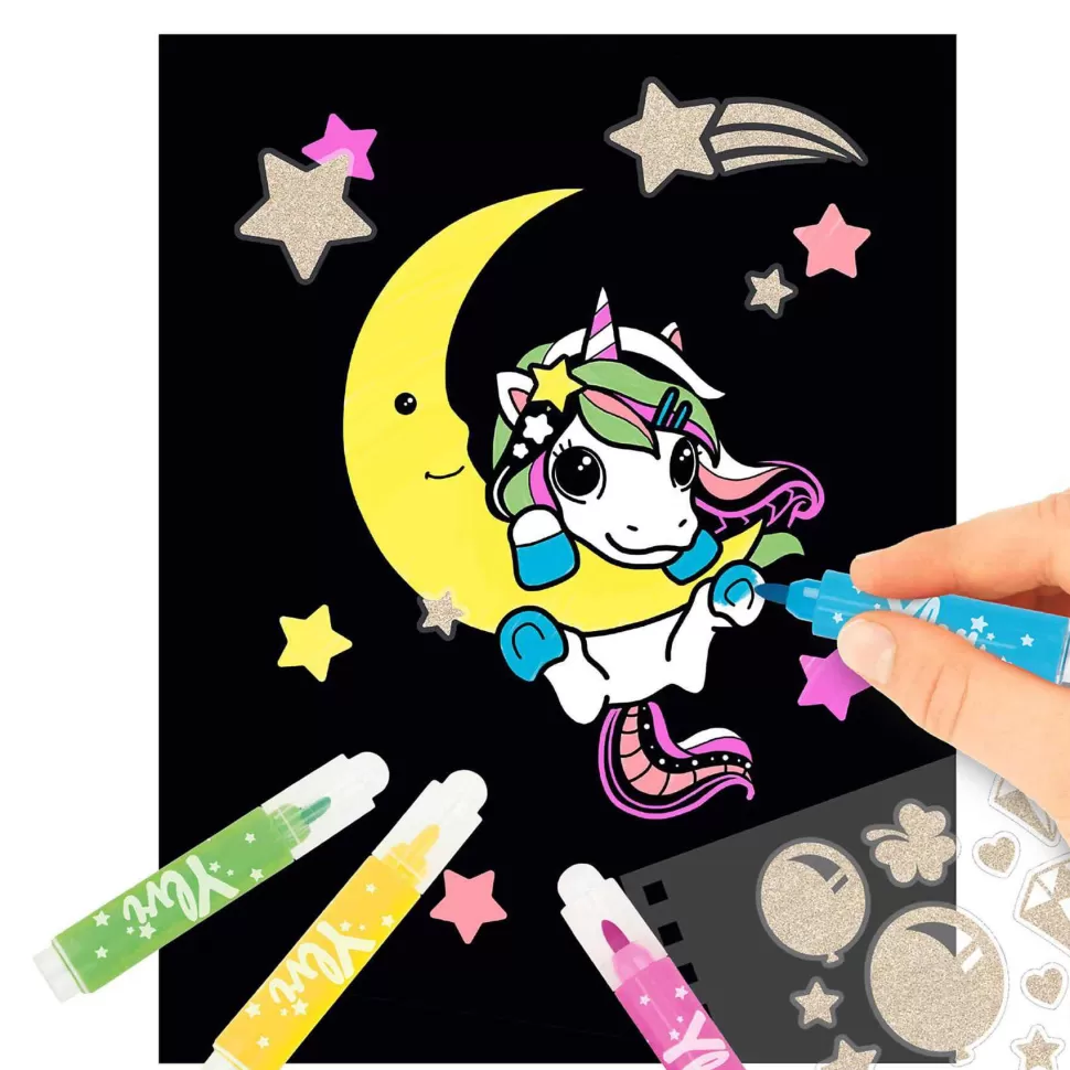 Ylvi Manualidades^set Libro De Colorear Neon